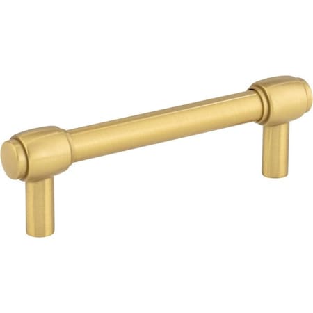 Jeffrey Alexander 96 mm Center-to-Center Brushed Gold Hayworth Cabinet Bar Pull 885-96BG